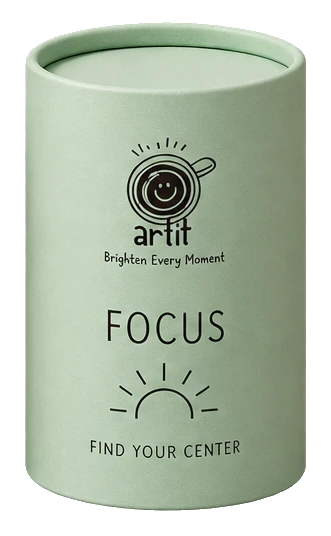 ARTIT FOCUS tube — Find your center printed on matte focus paper